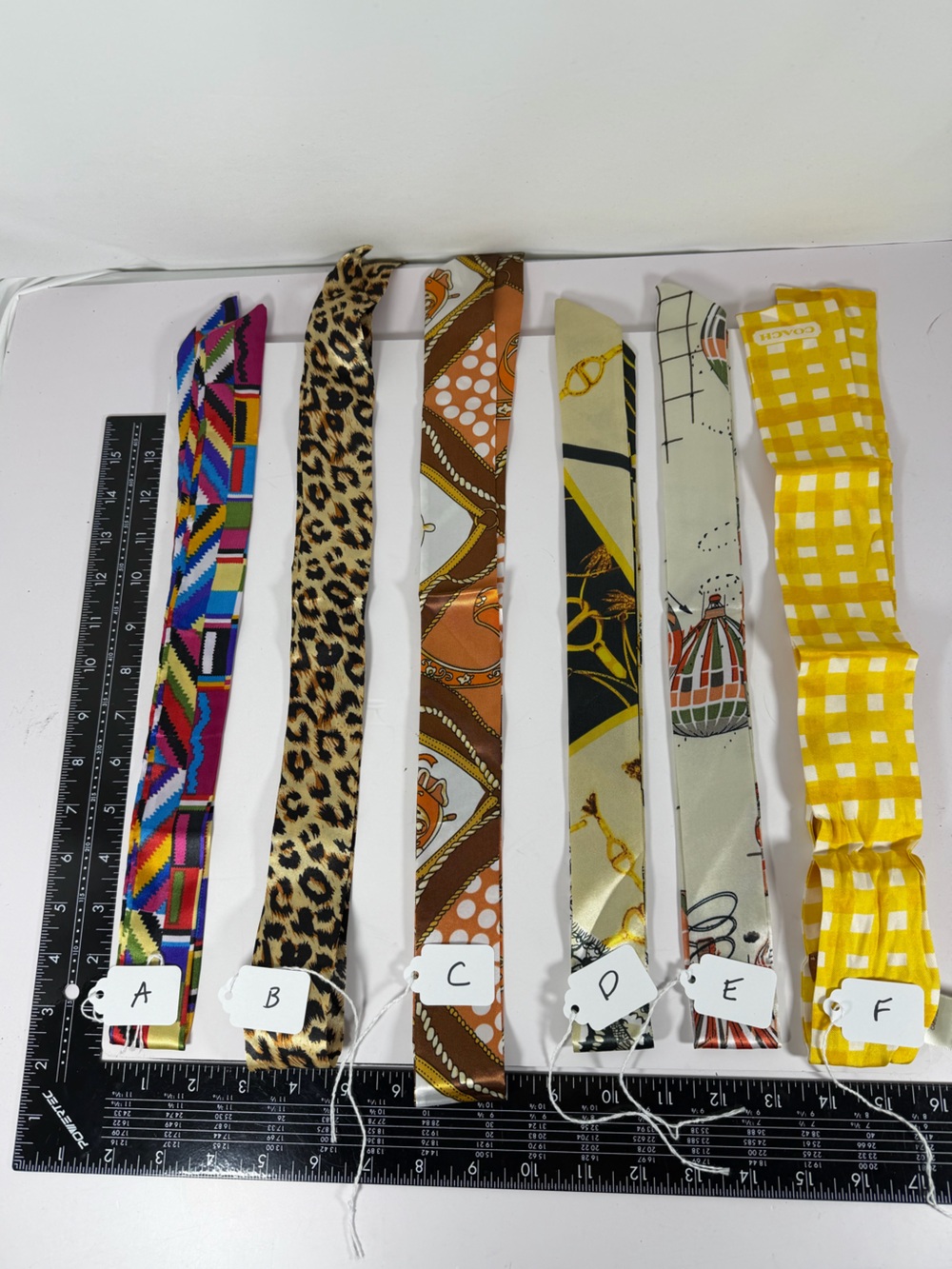 Assorted Silk Twilly Skinny Scarf Bag Handle Wrap โ Buyerโs Choice